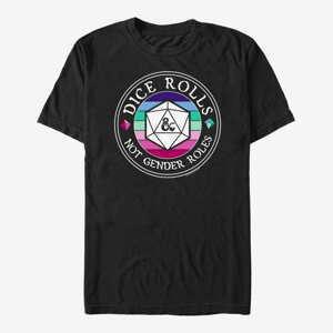 Queens Dungeons & Dragons - Dice Roles Unisex T-Shirt Black