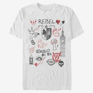 Queens Disney Classics DNCA - Rebel Queen Unisex T-Shirt White