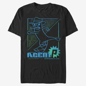 Queens Disney Classics Phineas And Ferb - Mammal of Action Unisex T-Shirt Black