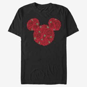 Queens Disney Classics Mickey Classic - Mickey Mouse Roses Unisex T-Shirt Black