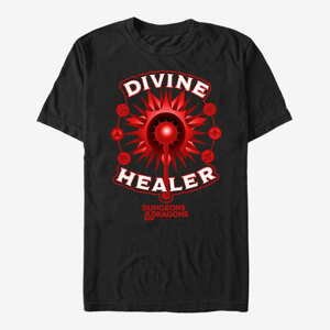 Queens Dungeons & Dragons - Divine Cleric Unisex T-Shirt Black