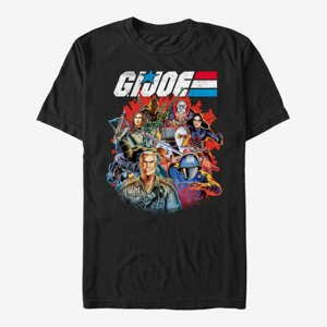 Queens Hasbro G.I. Joe - Retro Vs Group Unisex T-Shirt Black