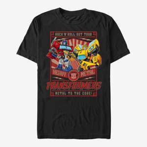 Queens Hasbro Vault Transformers - Heavy Metal Poster Unisex T-Shirt Black