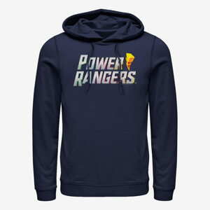 Queens Hasbro Vault Power Rangers - Power 3D Logo Unisex Hoodie Navy Blue