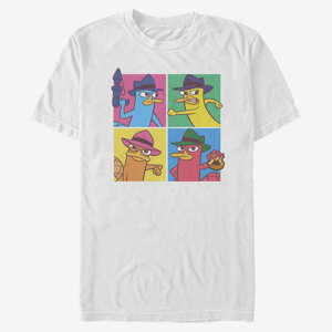 Queens Disney Classics Phineas And Ferb - Agent P Boxes Unisex T-Shirt White