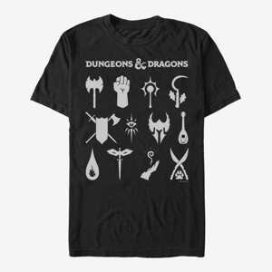 Queens Dungeons & Dragons - Dungeon Classes Unisex T-Shirt Black