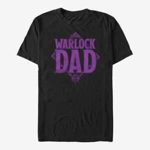 Queens Dungeons & Dragons - Dad Warlock Unisex T-Shirt Black