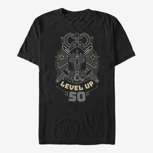Queens Dungeons & Dragons - Level Up Fifty Unisex T-Shirt Black
