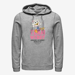 Queens Disney Classics Ducktales - Team Webby Pink Unisex Hoodie Heather Grey