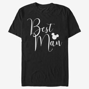 Queens Disney Classics Mickey & Friends - Best Man Unisex T-Shirt Black