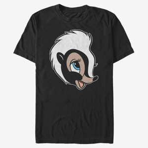 Queens Disney Classics Bambi - Flower Big Face Unisex T-Shirt Black