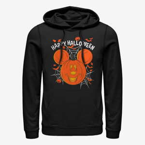 Queens Disney Classics Mickey Classic - MICKEY MOUSE JACK O LANTERN Unisex Hoodie Black