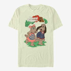Queens Hasbro Pound Puppies - Puppy Couple Unisex T-Shirt Natural