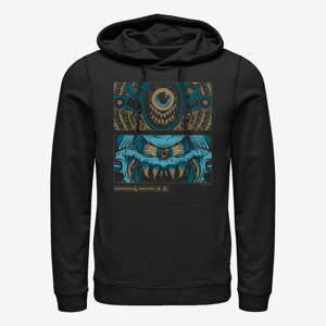 Queens Dungeons & Dragons - Beholder Panel Unisex Hoodie Black