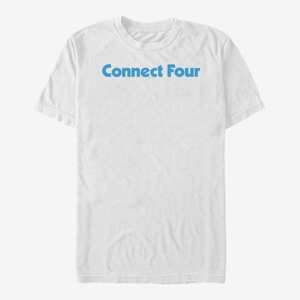 Queens Hasbro Vault Connect Four - C4 LOGO Unisex T-Shirt White