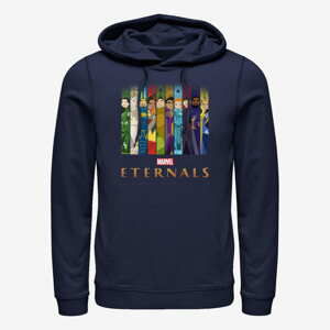 Queens Marvel: Eternals - VERTICAL BOXUPS Unisex Hoodie Navy Blue