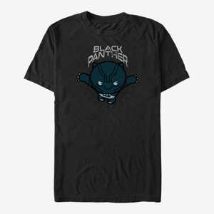 Queens Marvel Avengers Classic - Panther Kawaii Unisex T-Shirt Black