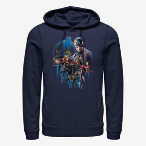 Queens Marvel Avengers: Endgame - Avengers Group Poster Unisex Hoodie Navy Blue