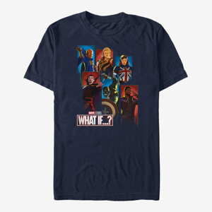 Queens Marvel What If‚Ä¶? - Panel Talls Unisex T-Shirt Navy Blue