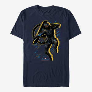 Queens Marvel Avengers: Endgame - Ronin Splatter Unisex T-Shirt Navy Blue