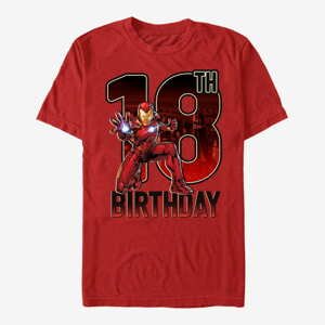 Queens Marvel Avengers Classic - Ironman 18th Bday Unisex T-Shirt Red