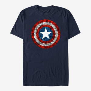 Queens Marvel Avengers Classic - ComicBook Shield Unisex T-Shirt Navy Blue