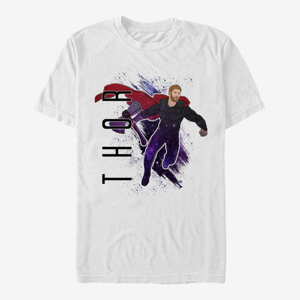 Queens Marvel Avengers: Endgame - Thor Painted Unisex T-Shirt White