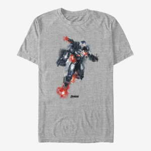 Queens Marvel Avengers: Endgame - War Machine Paint Unisex T-Shirt Heather Grey