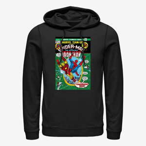 Queens Marvel Avengers Classic - Team Spidey Iron Man Unisex Hoodie Black