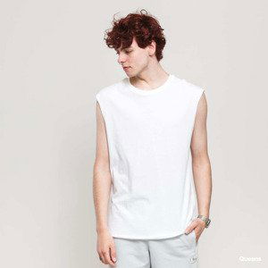 Urban Classics Open Edge Sleeveless Tee White