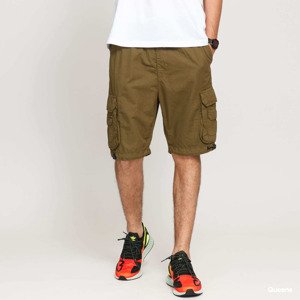 Šortky Urban Classics Double Pocket Cargo Short Green L