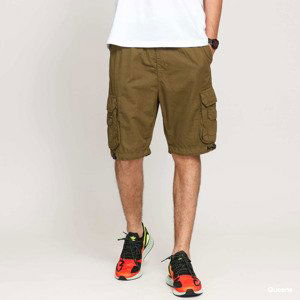 Šortky Urban Classics Double Pocket Cargo Short Green S