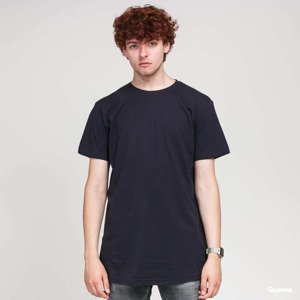 Tričko Urban Classics Shaped Long Tee Navy XS