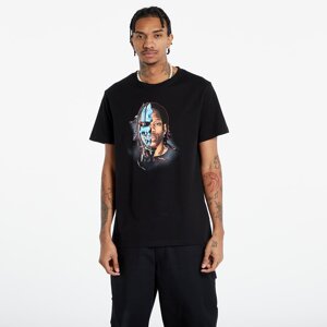 Tričko Urban Classics Half Face Tee Black M