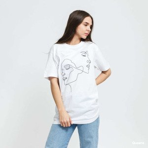 Tričko Urban Classics Ladies One Line Tee White M