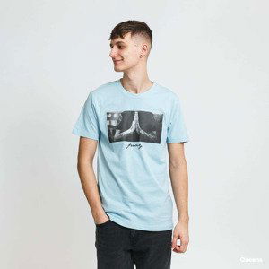 Tričko Urban Classics Pray Tee Ocean Blue XL