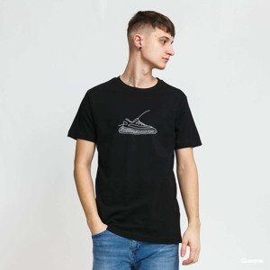 Tričko Urban Classics One Line Sneaker Tee Black L