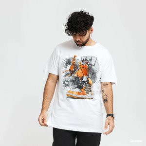 Tričko Urban Classics Vintage Ballin Tee White 5XL