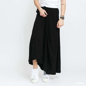 Sukně Urban Classics Ladies Viscose Midi Skirt Black L