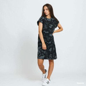 Šaty Urban Classics Ladies Bleached Dress Black/ Dark Grey M