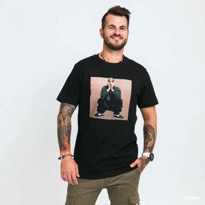 Tričko Urban Classics Tupac Sitting Pose Tee Black M