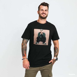 Tričko Urban Classics Tupac Sitting Pose Tee Black XL