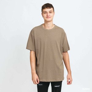 Tričko Urban Classics Heavy Oversized Tee Brown XXL