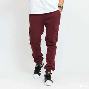 Tepláky Urban Classics Cargo Sweatpants Dark Wine M