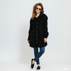 Šaty Urban Classics Ladies Long Corduroy Overshirt Black XL