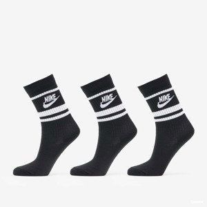 Ponožky Nike NSW Everyday Essential Crew Socks 3-Pack Black/ White L