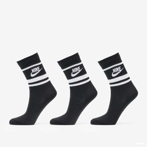 Ponožky Nike NSW Everyday Essential Crew Socks 3-Pack Black/ White S