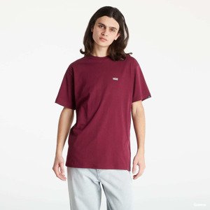 Tričko Vans Left Chest Logo Tee Wine L