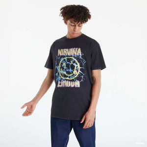 Tričko Urban Classics Nirvana Lithium Oversized T-shirt Black L