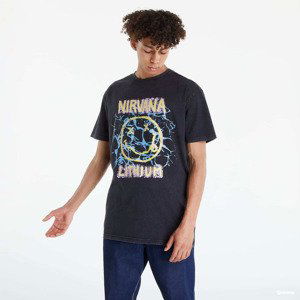 Tričko Urban Classics Nirvana Lithium Oversized T-shirt Black XL